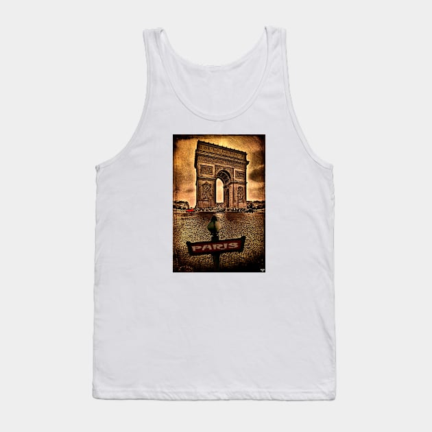 Arc de Triomphe de l'Étoile Tank Top by Chris Lord